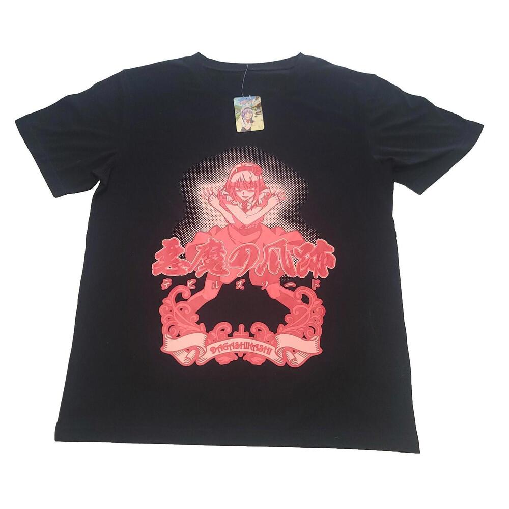 NWT Dagashi Kashi Hotaru Shidare Devils Sord T-shirt Sega Black size S
